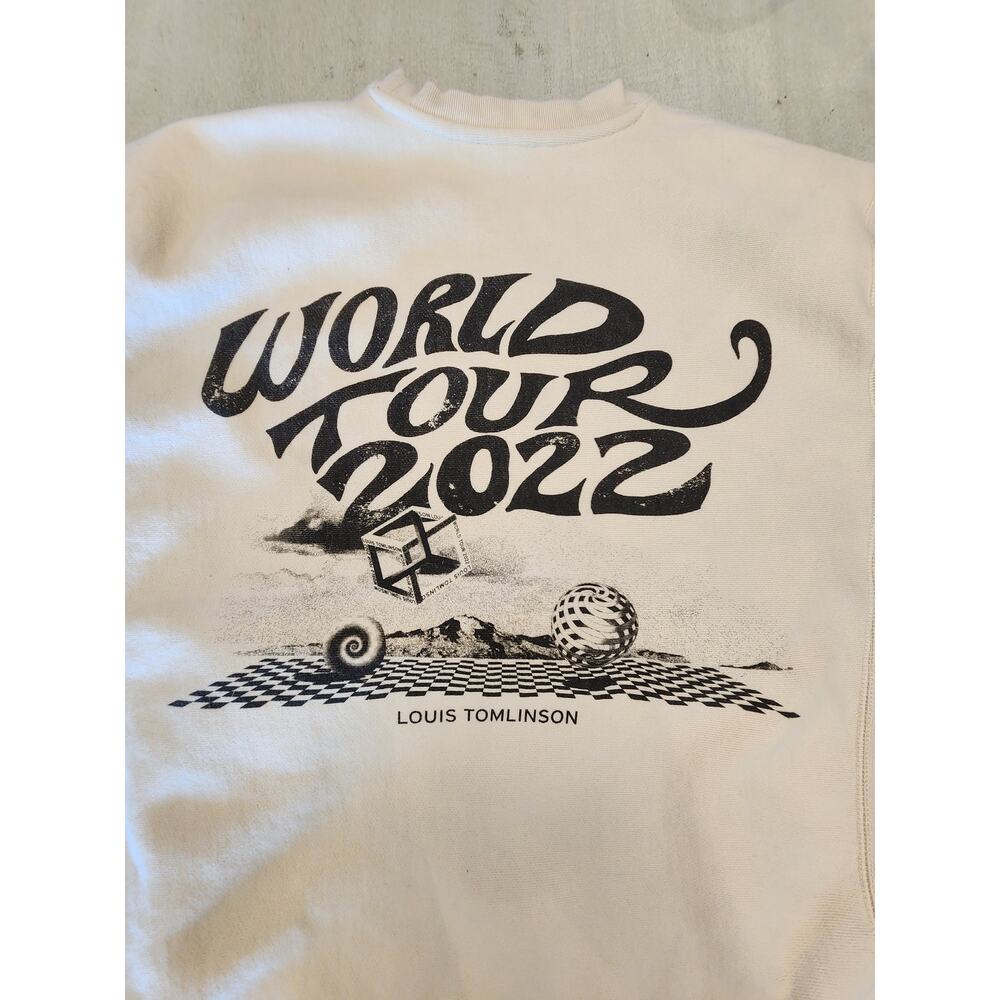 Louis Tomlinson Crewneck Sweatshirt SZ Large World Tour 2022
